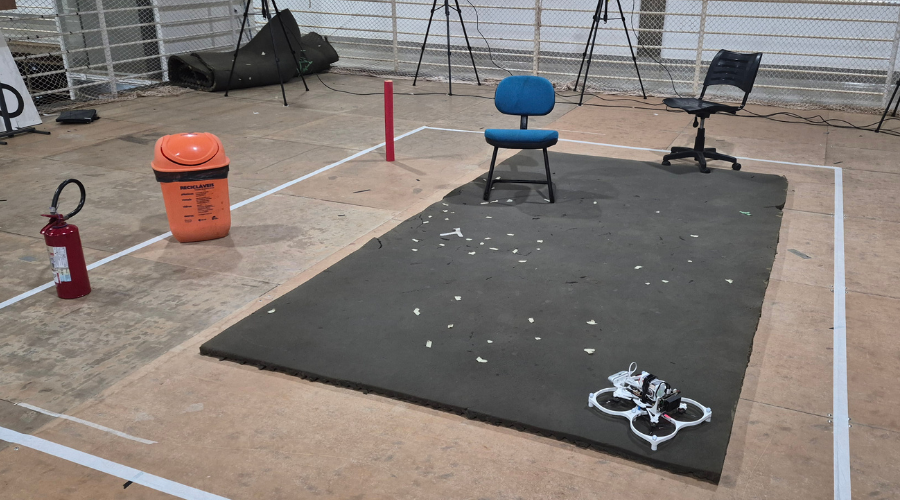 Open-volume flight setup